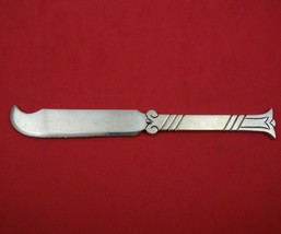 Mexican Sterling Silver Butter Spreader FH Large Aztec Style Marked Taxco ADO 6&quot; - £122.94 GBP