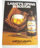 1977 Color Ad Labatt&#39;s Pilsner Beer Labatt&#39;s Open in Boston, Call For La... - $12.32 CAD