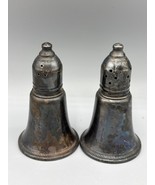 Vtg Sterling Silver Salt Pepper Shakers Weighted Duchin Creations - $21.67