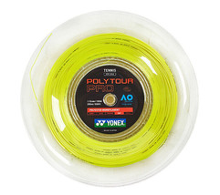 YONEX POLYTOUR PRO 115 1.15mm 200m 18G Tennis String Yellow Reel PTP115-2 - £130.54 GBP