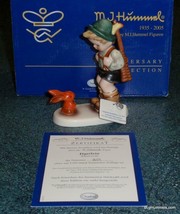 70th Anniversary Limited Edition "Sensitive Hunter" Hummel Figurine 6/0 TMK8 MIB - $184.29