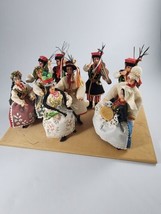 Vtg Folk Art Spoldzielnia Pracy R.L.I.A. Kracow Wedding Party Hand Made Poland - $148.49