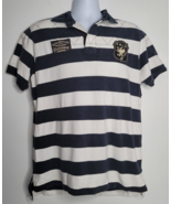 Polo Ralph Lauren Mens XL Scull Captain&#39;s Championship Rowing Crest Stri... - $44.99