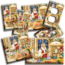 Vintage Santa Clause Toy Shop Christmas Light Switch Outlet Wall Plate Art Decor - £14.45 GBP+