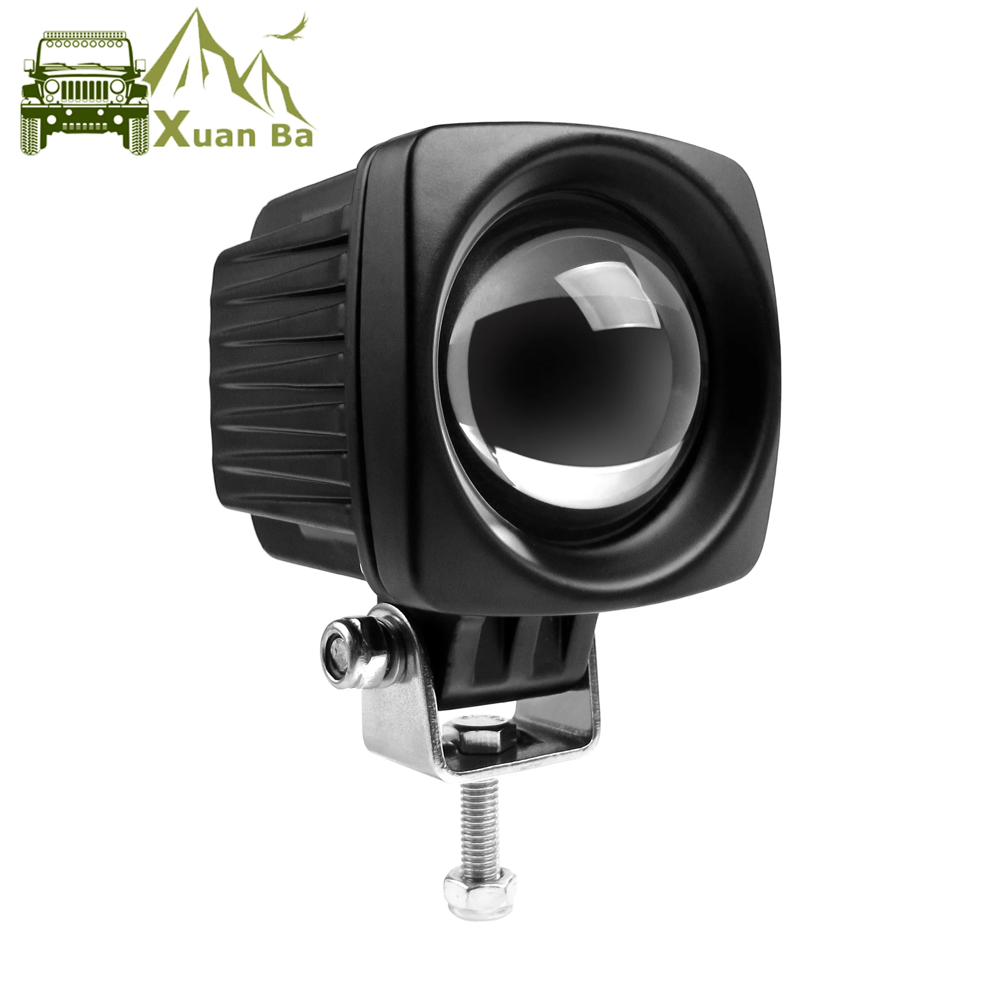 3 Inch HD Gl Lens Led Work Light Driving Headlight Spotlight Car Truck Offroad M - £174.20 GBP