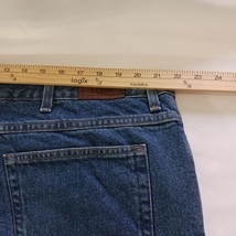 L.L. Bean Double L Jeans Women’s Relaxed Fit Blue Denim Fleece Lined Size 44×34 image 6