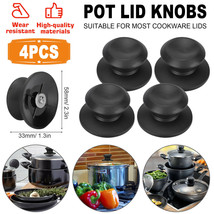 4Pcs Pot Pan Lid Knobs Handle Replacement Kitchen Cookware Cover Grip An... - £17.27 GBP