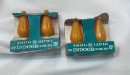 Vtg NOS General Electric C6 Indoor Series Yellow Christmas Lamps Bulbs - £23.69 GBP