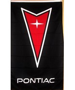 Pontiac Premium Logo Flag 5' x 3' Vertical Automotive Banner - $18.00