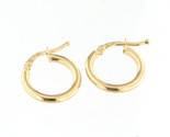 Pair Women&#39;s Earrings 10kt Yellow Gold 328358 - £63.34 GBP