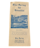 Blue Spring Eureka Springs Arkansas Advertising Map Beaver Lake Vintage ... - $555.43 MXN