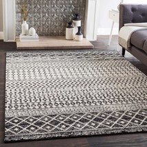 Livabliss Chester Boho Moroccan Area Rug,5&#39;3&quot; X 7&#39;6&quot;,Black - £71.16 GBP