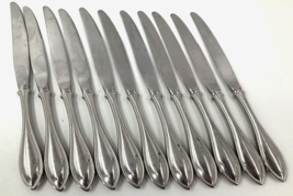 Oneida Arbor American Harmony Butter Knives Lot-11 Stainless Usa 9 5/8&quot; - £19.27 GBP