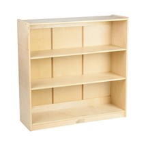 Birch Bookcase With Adjustable Shelves, Greenguard Gold Certified Wooden... - $322.99