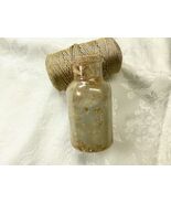 Bottle Handmade Resin Clear Gold Flakes Real Cork Entirely Useable Resin... - $21.05 CAD