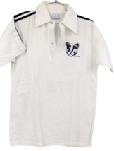 1980s VTG Penn State Polo Shirt White Waffle Knit RC Sportswear Made USA... - $1,185.93 MXN