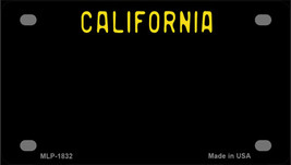 California Black Novelty Mini Metal License Plate Tag - £11.76 GBP