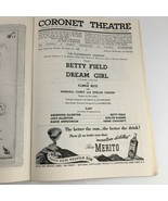 1945 Playbill The Coronet Theatre &#39;Dream Girl&#39; Wendell Corey and Evelyn ... - £33.54 GBP