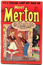 Meet Morton #4 1954- Golden Age humor comic- Berg cover VG - £94.28 GBP