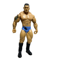 WWF WWE 2003 Wrestling Action Figure Dave Batista Blue Shorts - £8.75 GBP