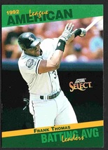 Chicago White Sox Frank Thomas 1993 Score Select #3 nr mt - £0.37 GBP