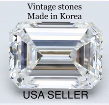 2x Finest CZ Octagon 5x3mm Jewelry Making Loose Gemstone Vintage New Bling Yes - £19.30 GBP