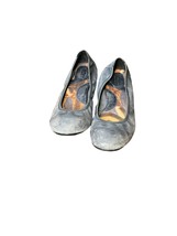 Born Women Ballet Flats Julianne Shoes Leather Slip On Round Toe Blue Si... - $23.75