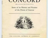 Concord Massachusetts Some of its History and Pictures of Points of Inte... - $9.90