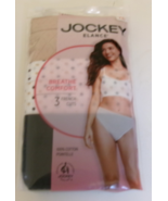 3 Jockey Elance Breath Comfort french cut briefs Size 7 Multi-color Styl... - $18.79