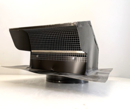 Master Flow Roof Cap 7 in Goose Neck Vent Zinc-Coated Galvanized Steel B... - $38.81