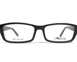 Lantis Eyeglasses Frames CS L7002 BLK Black Rectangular Full Rim 55-16-140 - $51.22