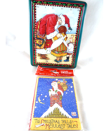 Mary Engelbreit Tin Box 6&quot; X 8&quot; and Note Cards 4.5&quot; X 5.5&quot; Santa Claus +... - $15.08 CAD