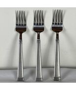 Pfaltzgraff Parker Frost Stainless Salad Fork Lot of 3 18/0 Glossy Bands... - $15.19