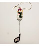 Vintage Golf Club Snowman Hallmark Christmas Ornament 1993 5.5&quot; - €8,59 EUR