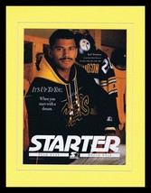 Steelers Rod Woodson 1993 Starter Framed 11x14 ORIGINAL Vintage Advertisement  - £27.35 GBP