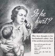 1937 Prudential Life Insurance Company Advertisement Vintage Gibraltar D... - $19.99