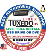 TUXEDO LINUX OS 2 &amp; 3, FULL INSTALLER &amp; LIVE BOOT USB/DVD PERFECT FOR AM... - $8.99