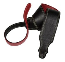 Franklin 2.5&quot; Premium Leather Reversible Strap, Black/Red - $69.99