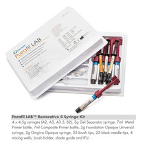 Parafil Lab 4 Syringe Kit 4 X 4.5 Gr Syringe (A2,A3,A3.5,B2) Zirconium Composite - £103.90 GBP