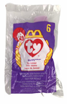 1998 Ty Teenie Beanie McDonalds Happy Meal Toy Happy #6 - Hippo - £7.11 GBP