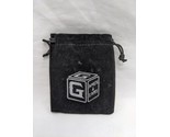 Games And Ears Black RPG Dice Bag 3&quot; X 4&quot; - $19.79
