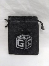 Games And Ears Black RPG Dice Bag 3&quot; X 4&quot; - £15.63 GBP