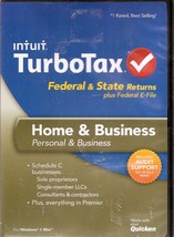 TurboTax Home and Business Federal &amp; State Returns + E-File 2013 Win/Mac - $87.00