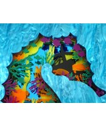 Sea Horse wall art / multi layered  - €108,35 EUR