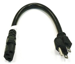 1ft = 12&quot; POWER CORD 14 awg 3 Prong AC Plug to IEC C13 for pc amp MONOPR... - $15.81