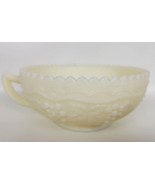 Vintage Imperial Glass Grapes Ivory Nappy Bowl 5 1/2&quot; - £11.61 GBP