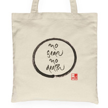 Thich Nhat Hanh Calligraphy Tote Bag No Fear No Death Handbag Cotton Wom... - £13.15 GBP
