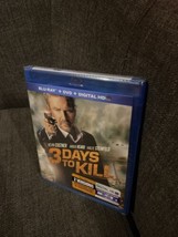 3 Days to Kill (Blu-ray/DVD, 2014, 2-Disc Set) - Brand New Sealed - £4.69 GBP