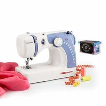 Usha Janome Dream Stitch Automatic Zig-Zag Electric Sewing Machine (White and Bl - $409.00