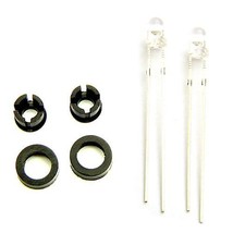 RC Lights Strobe 3mm Red LED Pair RCL5281-R - $294.67 MXN